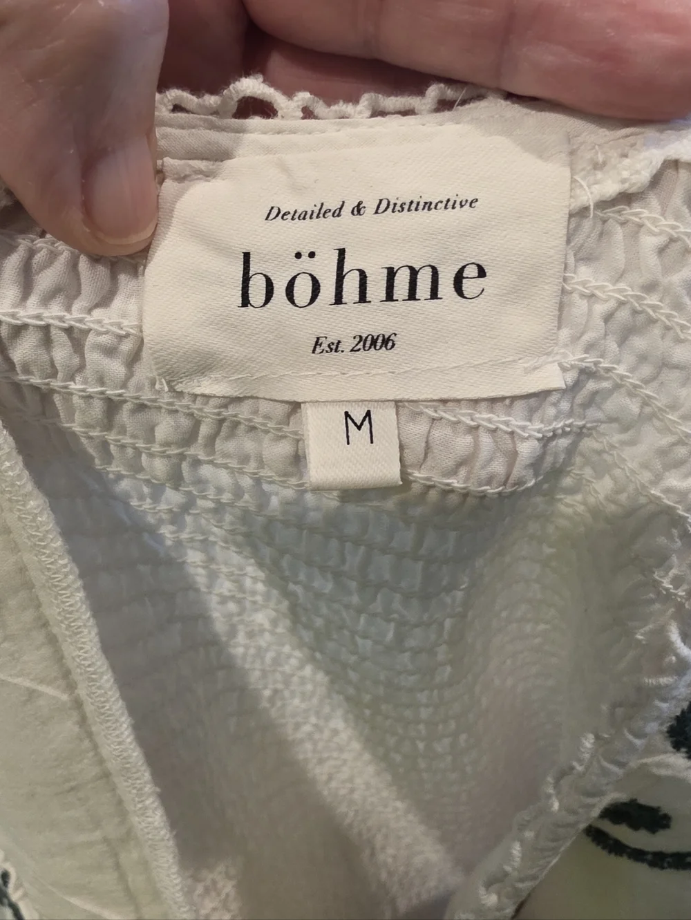 bohme Avalee Maxi Dress With Multicolor Embroidery Size Medium - Picture 2 of 12